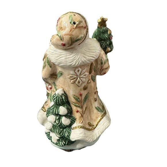 FITZ AND FLOYD Christmas Salt Shaker Classic "WINTER WONDERLAND" Replacement - Picture 4 of 5